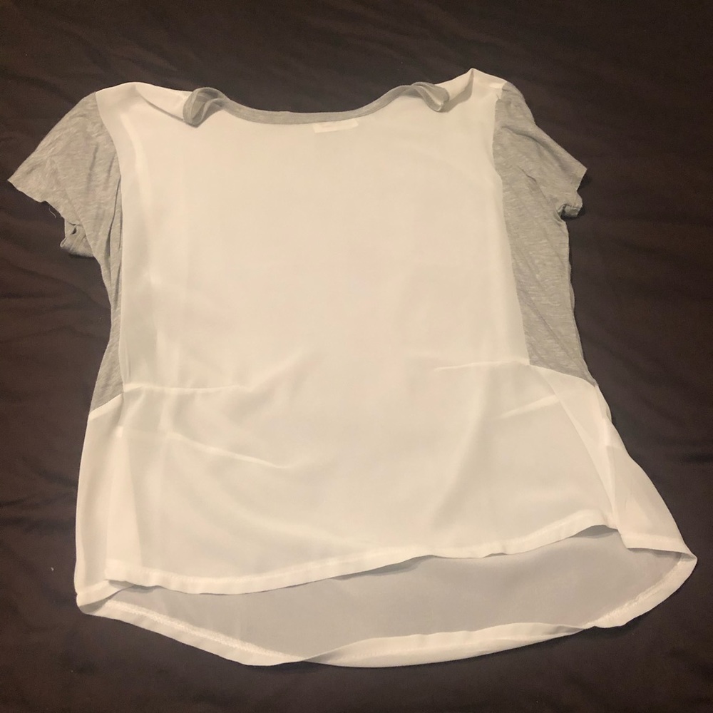 Research and Design Shear white top
